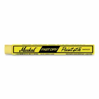 Certified Markal 82731 Paintstik Fast Dry Marker Yellow 3/8In