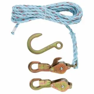 Special Offer Klein Tools H1802-30 Block and Tackle, Blocks 267/268, Anchor Hook 258
