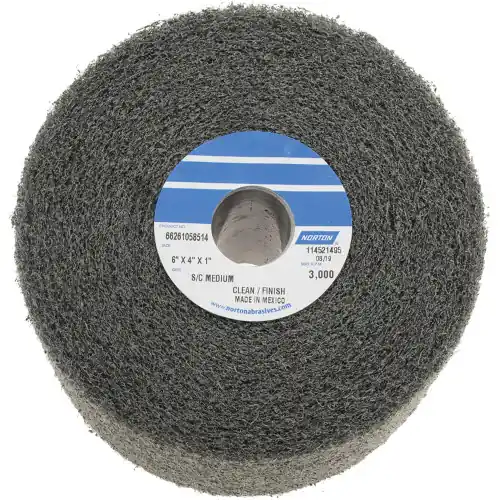 Special Discount Norton 66261058514 58514 6 x 4 x 1 S/C Med Convolute Wheel Bear-Tex