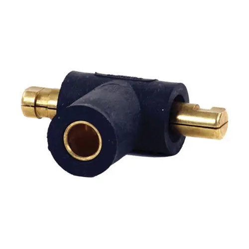 Grab Now Cooper Interconnect E1012-2324 T Connector Blk M/M/F 2-4/0