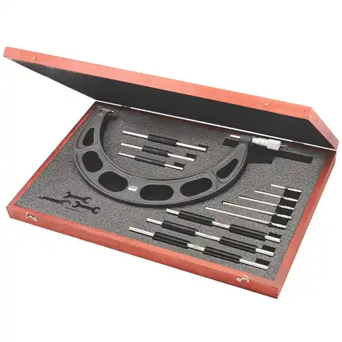 Holiday Sale L.S. Starrett 72704 224.1Grlz Int.Change Anvmic 6-12" W Case