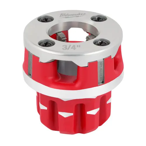 New Arrival Milwaukee Tool 48-36-1308 Compact 3/4" Alloy NPT Portable Pipe Threading Forged Aluminum Die Head