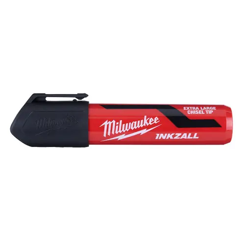 Milwaukee Tool 48-22-3260 INKZALL Extra Large Chisel Tip Black Marker Final Sale