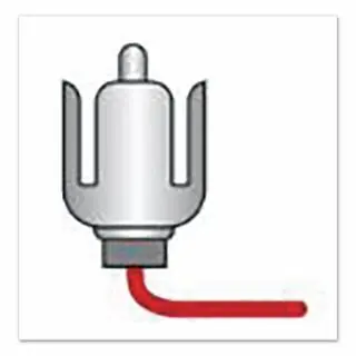 Same Day Shipping Checkers FS9028 Wrng Whip Rca Jack Hot Plug W/12" Hot Pigtail
