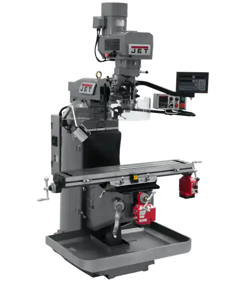 JET JT9-690537 JTM-949EVS with Newall NMS800 DRO, X & Y Powerfeeds Certified