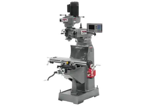 JET JT9-690047 JVM-836-3 Mill With 3-Axis ACU-RITE 203 DRO (Knee) With X and Y-Axis Powerfeeds Limited Time