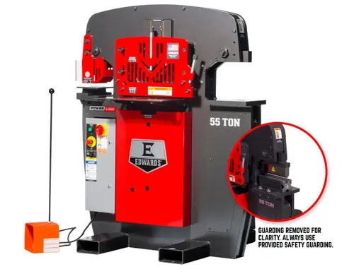 EDWARDS ED9-55231522 55 Ton Ironworker 1 Phase, 230 Volt, Powerlink,10" Brake Best Price