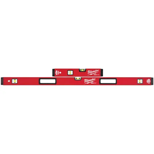 Milwaukee Tool MLBXS1648 16" / 48" REDSTICK Compact Box Level Set Fan Favorite