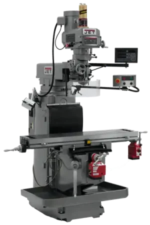 Genuine JET JT9-698129 JTM-1254RVS With Newall NMS800 DRO X & Y Powerfeeds & Air Power Drawbar