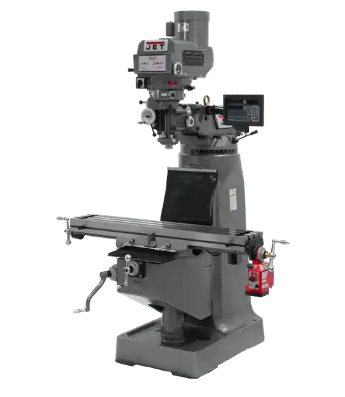 JET JT9-691087 JTM-4VS-1 Mill With Newall NMS800 DRO With X-Axis Powerfeed Super Sale