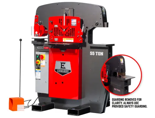 Markdown EDWARDS ED9-55233012 55 Ton Ironworker 3 Phase, 230 Volt, Coper Notcher