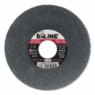 B-Line Abrasives 903-611M 6 x 1 x 1 B-Line T1 Bench Wheel A60R9B Med (12 EA) Hassle-Free Returns