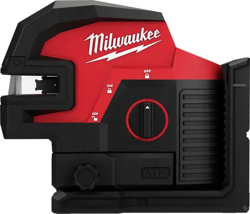 Crafted Milwaukee Tool 3624-20 M12 Green Laser Cross Line & 4-Points