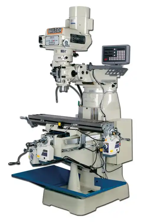 BAILEIGH BA9-1008192 Vm-942-1; 9 in X 42 in Variable Speed Vertical Milling Machine With X,Y & Z Power Feeds & Dro 3HP, 220V 1Phase Trusted Brand
