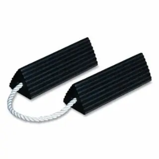 Factory Price Checkers RC5510-P Wheel Chockaviationrbr10"X5"X4.33"Roped Pair