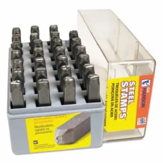 C.H. Hanson 26400 1/2" 27Pc Dot Design Letter Set Round F (1 ST) One Day Deal