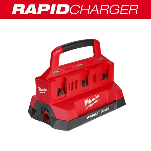 Save Now Milwaukee Tool 48-59-1809 M18 Six Bay Rapid Charger w/ PACKOUT Compatibility
