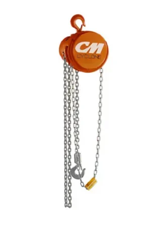 Cm Columbus Mckinnon 4626 Cyclone Hoist 2Ton W/10Ft Lift Markdown