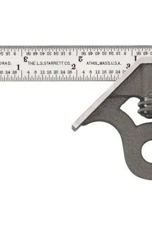 While Supplies Last L.S. Starrett 50057 11H-12-16R 12" Combination Square- 16R Grad