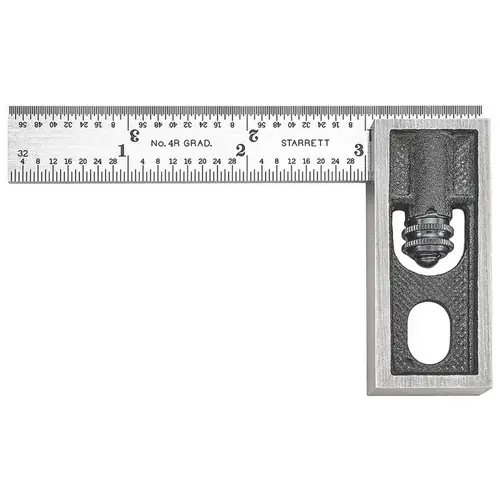 L.S. Starrett 50132 20-4-1/2 Master Precision Square- 4-1/2" Blade Luxury