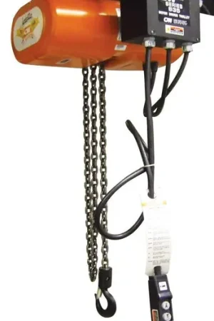 Today Only Cm Columbus Mckinnon 3671 1/8-2Ton 75Fpm Motor Driven Trolley 230-3-60 F