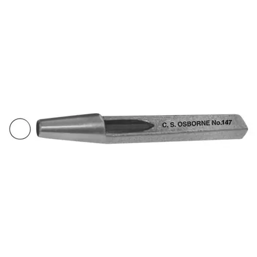C.S. Osborne 147-3 9/64" Diam Of Cut Belt Punch Luxury
