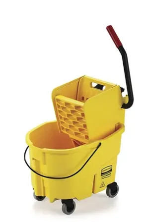 Rubbermaid Commercial FG748000YEL 26 Qt Wavebrake 2 Sp Bucket Fan Favorite