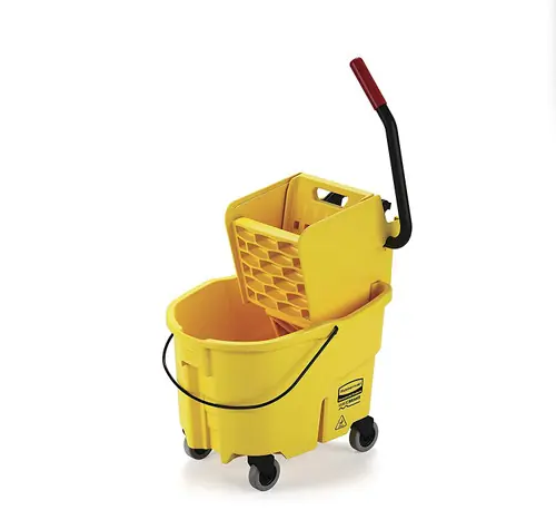Rubbermaid Commercial FG748000YEL 26 Qt Wavebrake 2 Sp Bucket Fan Favorite