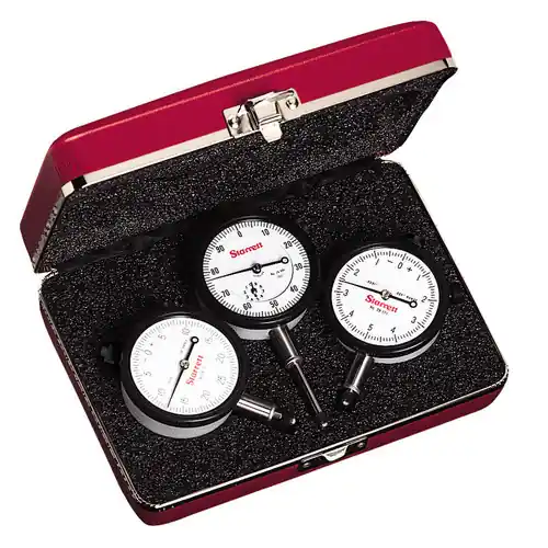 Limited Offer L.S. Starrett 51218 S253Z 3-Pc Dial Indicato (1 SET)