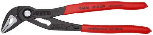Knipex 87 51 250 Cobra Extra-Slim (ES) Water Pump Pliers, 10" Nominal Length Crafted