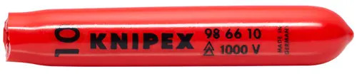 Knipex 98 66 10 Self-Clamping Plastic Slip-On Cap-1000V Insulated, 3" Nominal Length Authentic