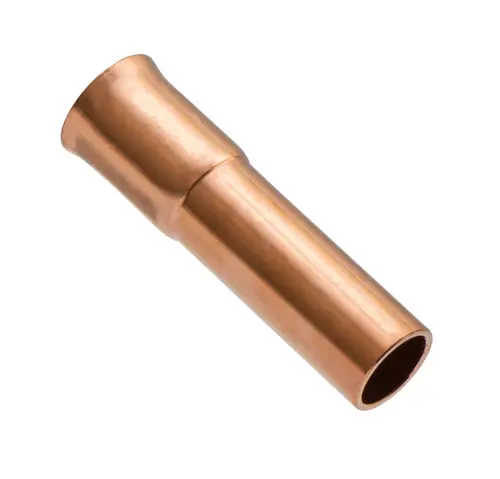 22-62Ss 5/8" Slide-On Short Stop Copper MIG Nozzle MIG Nozzle - Tweco Style Short Stop Reduced Price