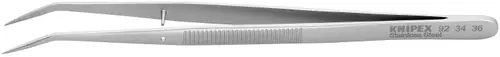 Bargain Knipex 92 34 36 Stainless Steel Gripping Tweezers-Pointed Tips, 6" Nominal Length