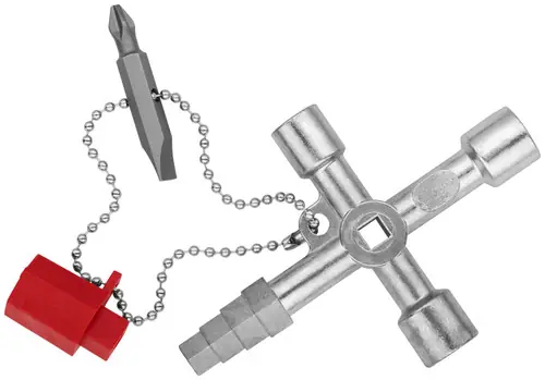 Clearance Knipex 00 11 04 Profi-Key Control Cabinet Key, 3 1/2" Nominal Length