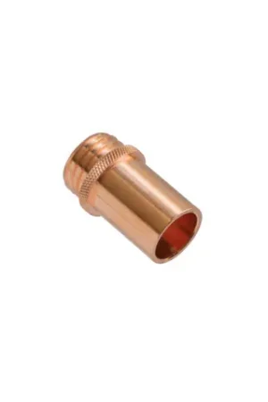 24Ct-75S 3/4" Course Thread, 1/8" Recess Copper MIG Nozzle MIG Nozzle - Tweco Style Coarse Thread 1/8" Recess Authentic