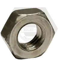 Budget 8-32 x 5/16" x 7/64" Hex Machine Screw Nuts (Small Pattern), Plain Finish, Low Carbon Steel, Qty 100