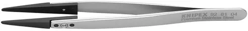 Knipex 92 81 04 Premium Stainless Steel Gripping Tweezers-Replaceable Tips, 5 1/4" Nominal Length Instant Buy