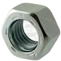 1"-14 Hex Nuts Grade 8, Fine (UNF),(UNS) Zinc-Clear Cr+3, Qty 25 Deal