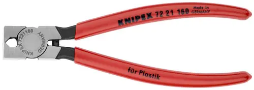 Next Day Delivery Knipex 72 21 160 Diagonal Pliers for Flush Cutting Plastics 85° Angled, 6 1/4" Nominal Length