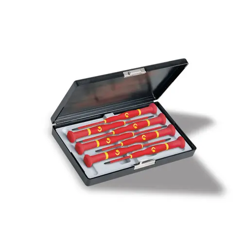 Knipex 9T 89367 PRO WITTRON VDE 1000V Insulated 7 Pc Set 4 Slotted, 2 Phillips in Case Save Now