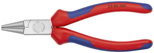 Knipex 22 05 160 Round Nose Pliers, 6 1/4" Nominal Length Certified