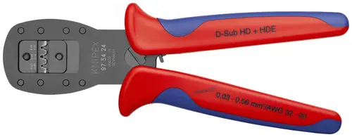 Reduced Price Knipex 97 54 24 Crimping Pliers for Micro Plugs, 7 1/2" Nominal Length