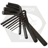 9 Pc Set 1.5M-10mm Short Arm USA Hex Key, Alloy, Steel Set, Plain, Qty 6 Limited Time