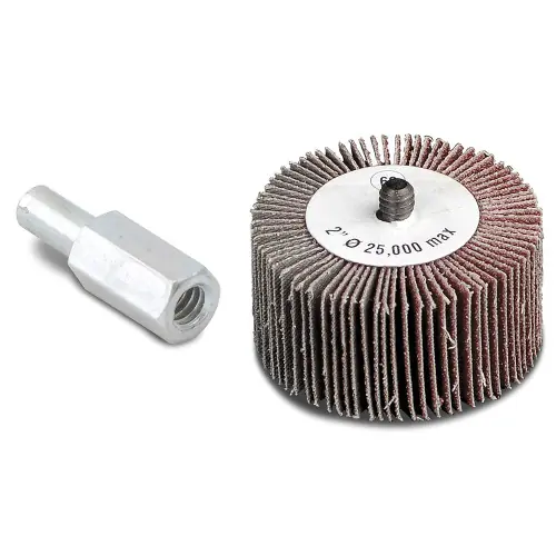 CGW Abrasives 39977 1-1/2 x 1 40 Ao 1/4-20 Thread Flap Wheels 20, 10 Pack Direct From Factory