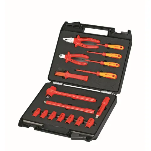 Special Discount Knipex 98 99 11 17 Pc Compact Tool Set w/ Case, 1000V Insulated