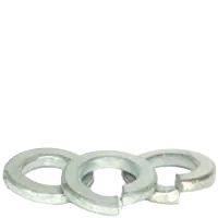 M22 Split Lock Washers, Zinc-Blue Cr+3, Thru-Hardened, DIN127B, Qty 50 Authentic