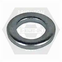 M10 Small Flat Washers, Zinc Cr+3, DIN 433, Qty 400 Time-Limited