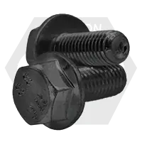 New Release M10-1.50 x 50 mm Hex Flange Bolts, Non-Serrated, Metric Class 8.8, Plain Finish, Partial Thread, Coarse (UNC), DIN 6921, Qty 30