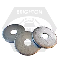 7/8" x 3 1/2" x 5/16" Round Plate Washers (Dock), Hot-Dipped Galvanized HDG, Qty 65 While Supplies Last