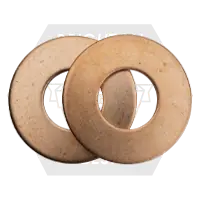 14L (1/4") x 11/16" x .036"-.045" Flat Washers, Silicon Bronze, Qty 1500 Fresh Stock